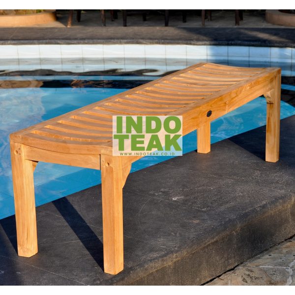 Teak Outdoor Waiting Bench Manufacturer Indonesia